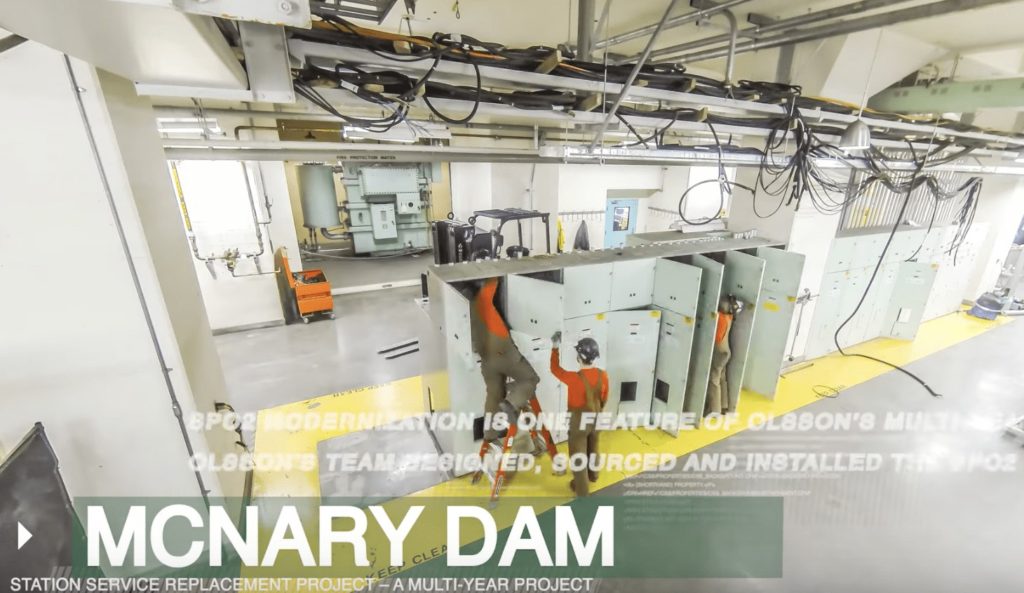 VIDEO: MCNARY DAM STATION SERVICE REPLACEMENT